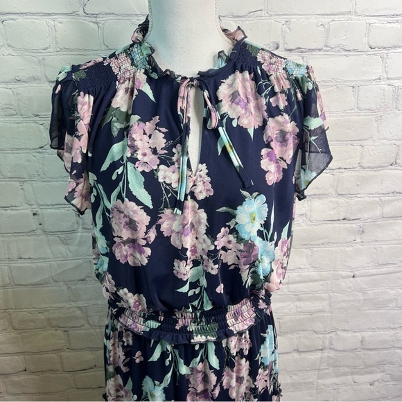 Joie de Vivre Floral Maxi Dress Large - Picture 2 of 9